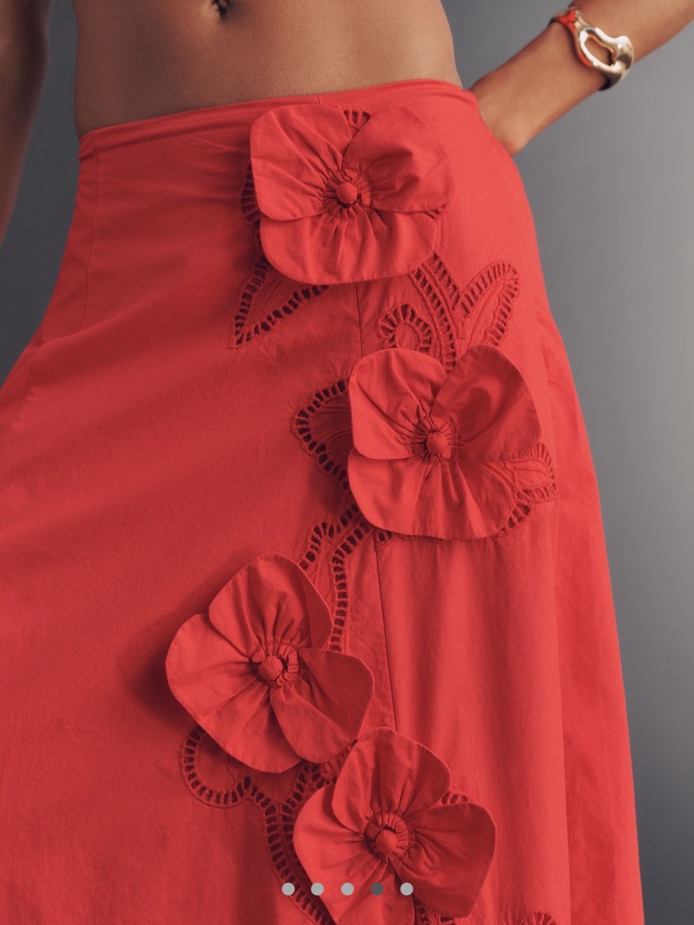 Anthropologie Appliqué skirt - Picture 3 of 7